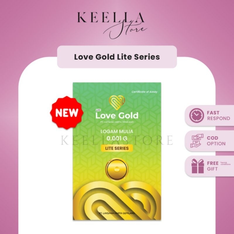Lovegold Love gold emas mini logam mulia sertifikat sucofindo souvenir gift