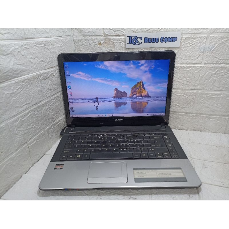 Laptop Acer Aspire E1 Ram 8 GB SSD 128GB Spesial Game Desain