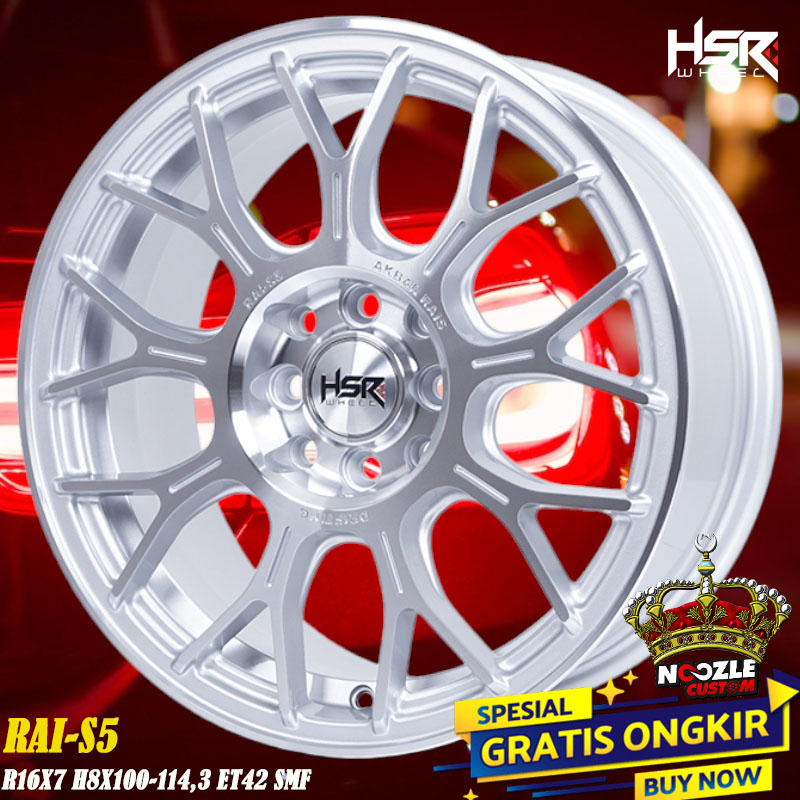 Velg Mobil Vios Datsun ring 16 Promo special HSR Ring 16 Terbaru HSR R16 Baut 4