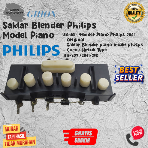 Saklar Blender Philips / Switch Blender Philips (type HR 2115 HR 2116)