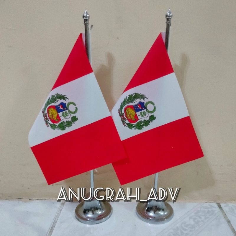 

tiang stainless bendera meja PERU