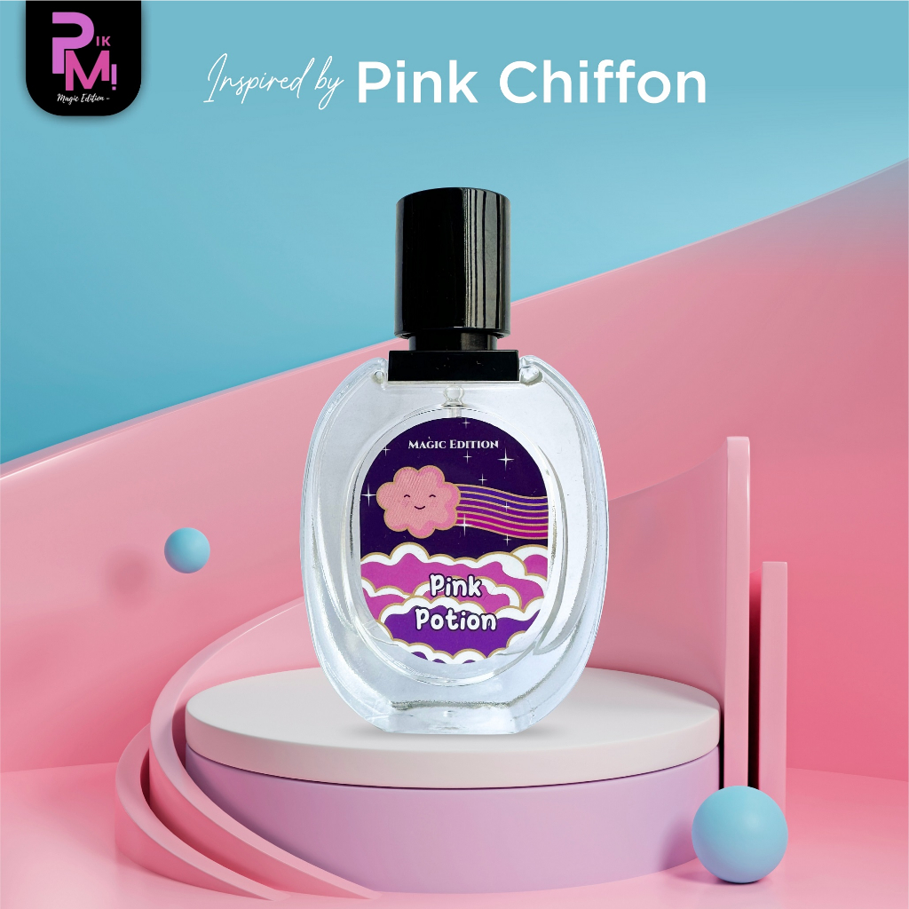 Parfum Vista - Parfum PIKMI Pink Chiffon Wanita Parfum Khusus Perempuan PIKMI Pink Chiffon // Magic Edition 30ml Eau De Perfume //Parfum Cewek Sekolah Wangi Tahan Lama // Parfume Cewe EDP BBW Tahan 4-6 Jam