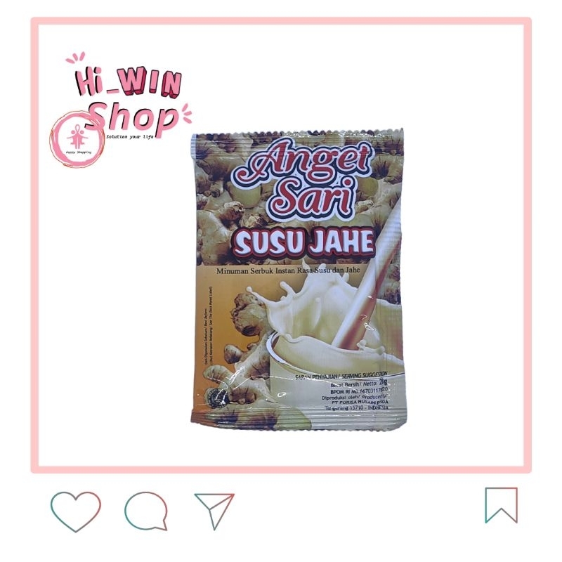 

Susu Jahe Anget Sari Sachet 28gr / Minuman Bubuk Instan Rasa Jahe dan Susu