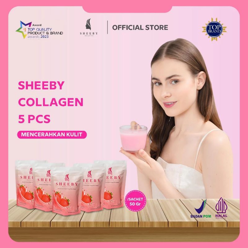 Sheeby Beauty Collagen Sheeby Beauty Minuman Pemutih Badan Collagen Booster Sheeby Beauty Colagen