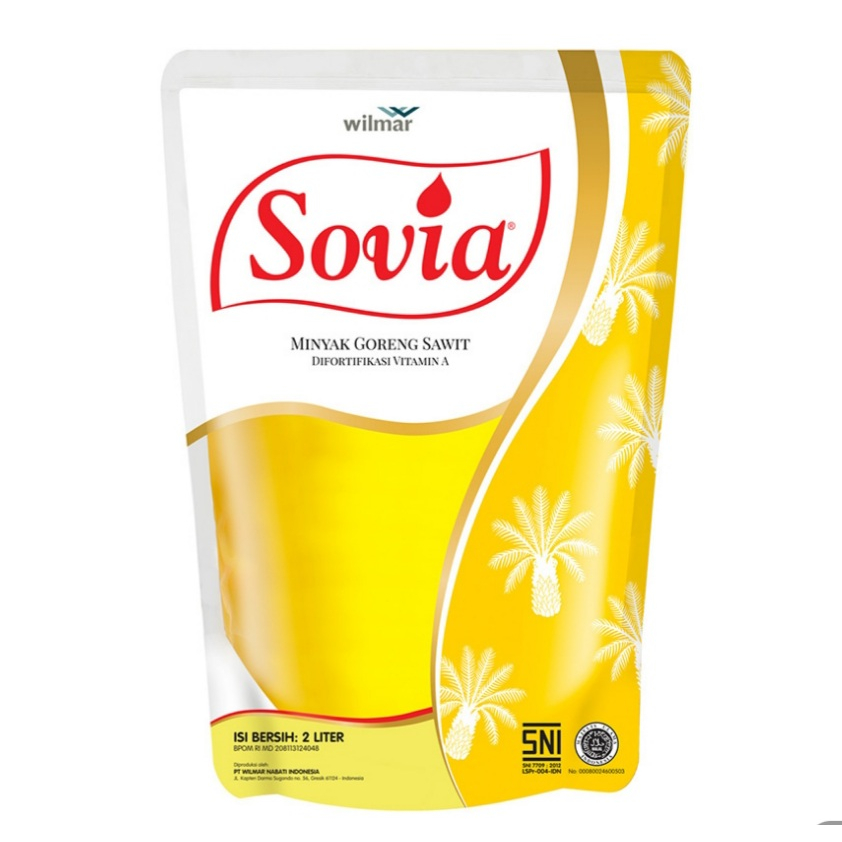 

Sovia Minyak Goreng Sawit 2 Liter