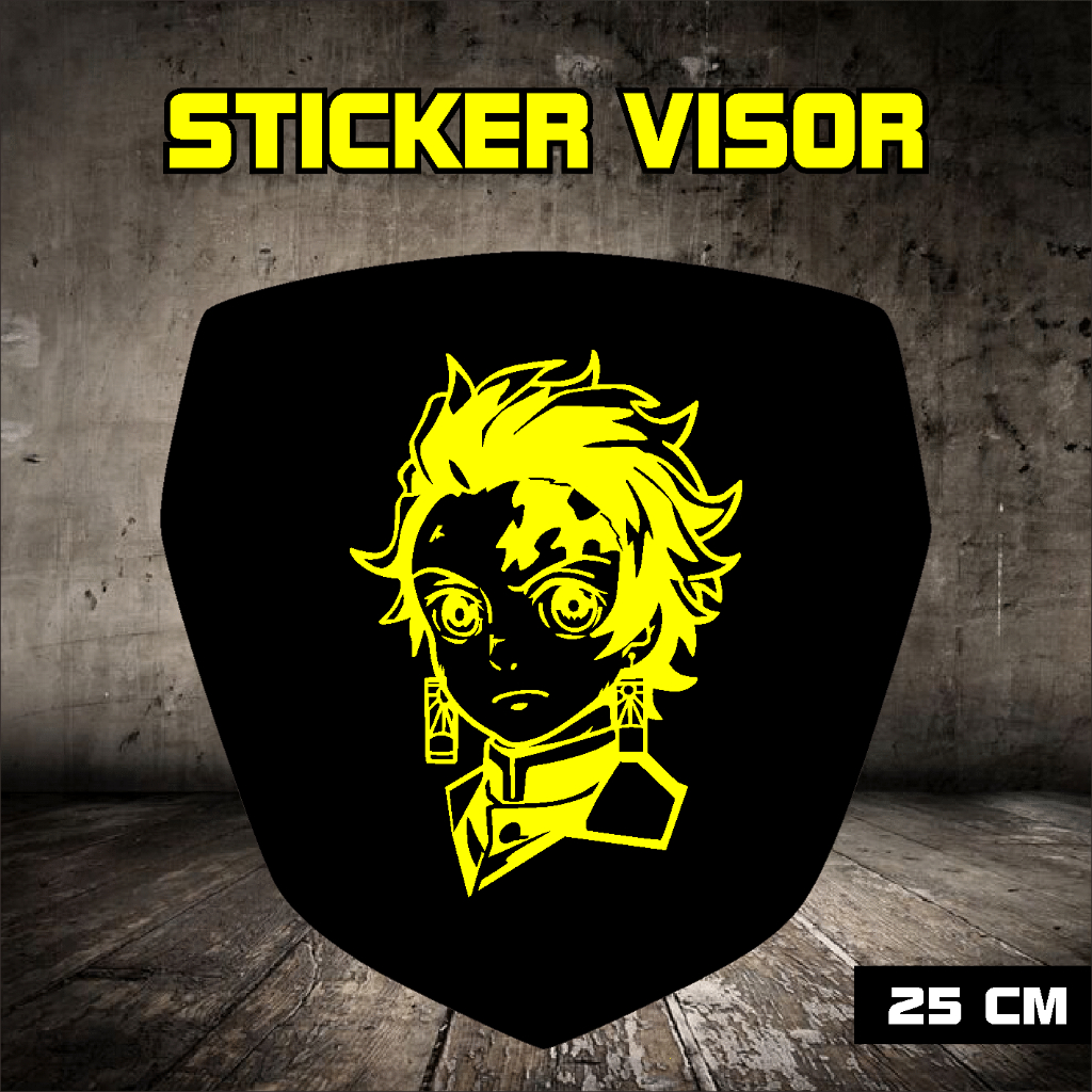 STICKER CUTTING VISOR MOTOR DEMON SLAYER