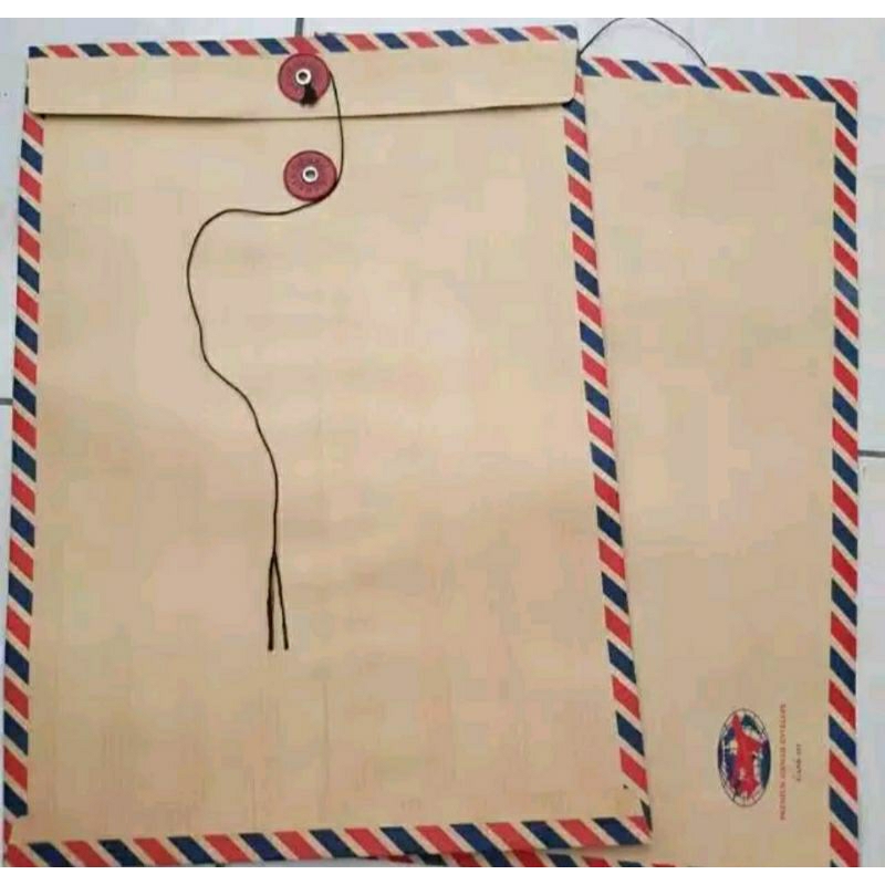

10 Pcs Map Coklat Tali