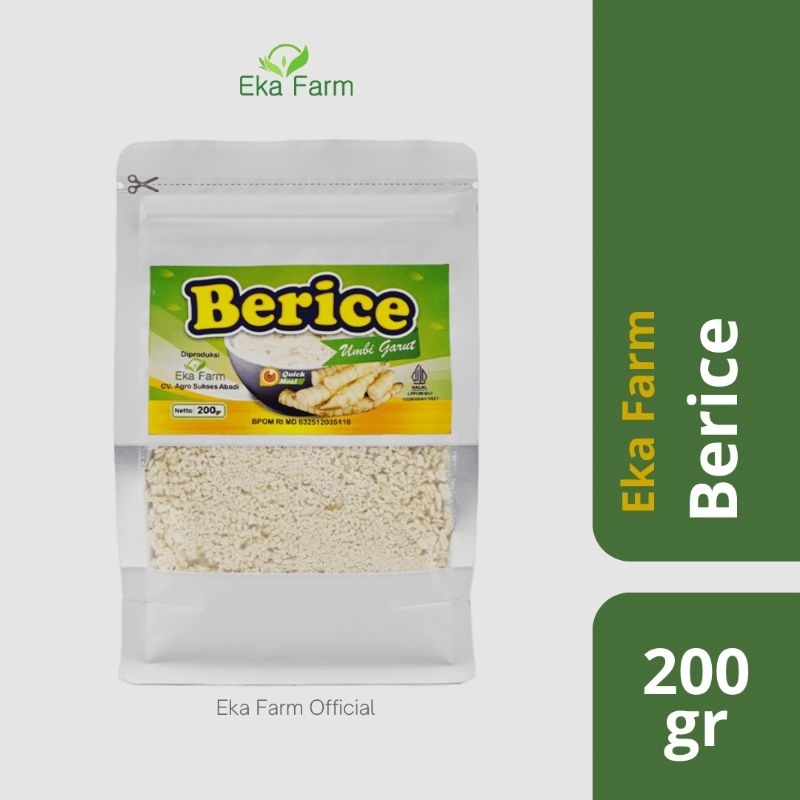 

BERICE (QUICK MEAL DARI TEPUNG PATI GARUT) - 200g