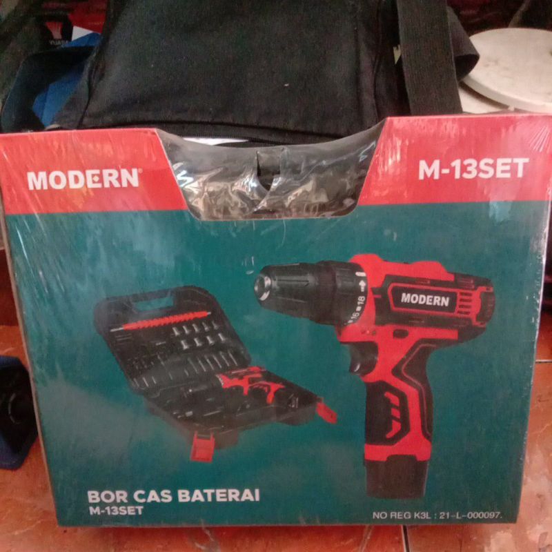Bor Cas Baterai Original MODERN M-13SET Bonus Baterai 2