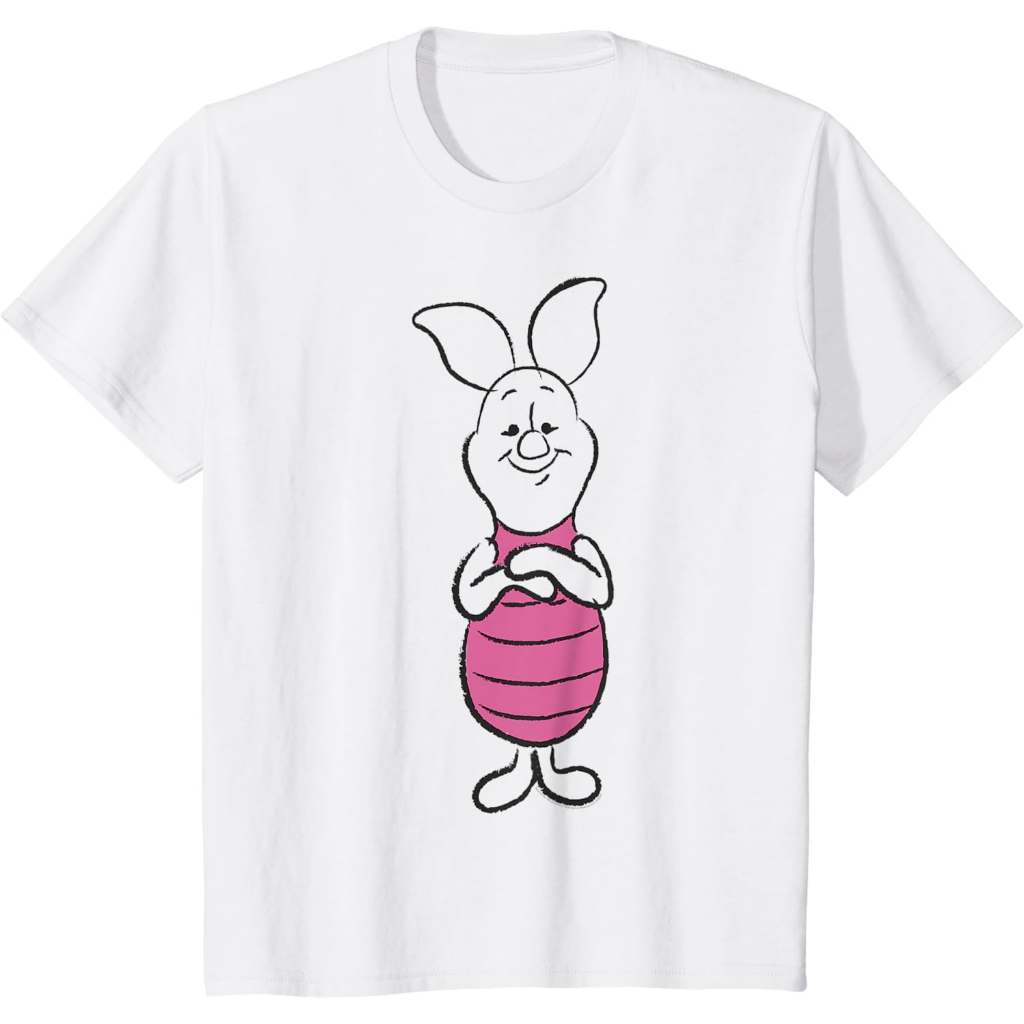 Kaos Anak Disney Winnie The Pooh Piglet Simple Sketch T-Shirt