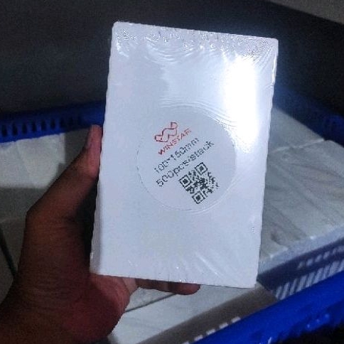 

LABEL Sticker Thermal Barcode 100 x 150 Stiker Label Resi Pengiriman 500 Lembar Ukuran A6 100x150