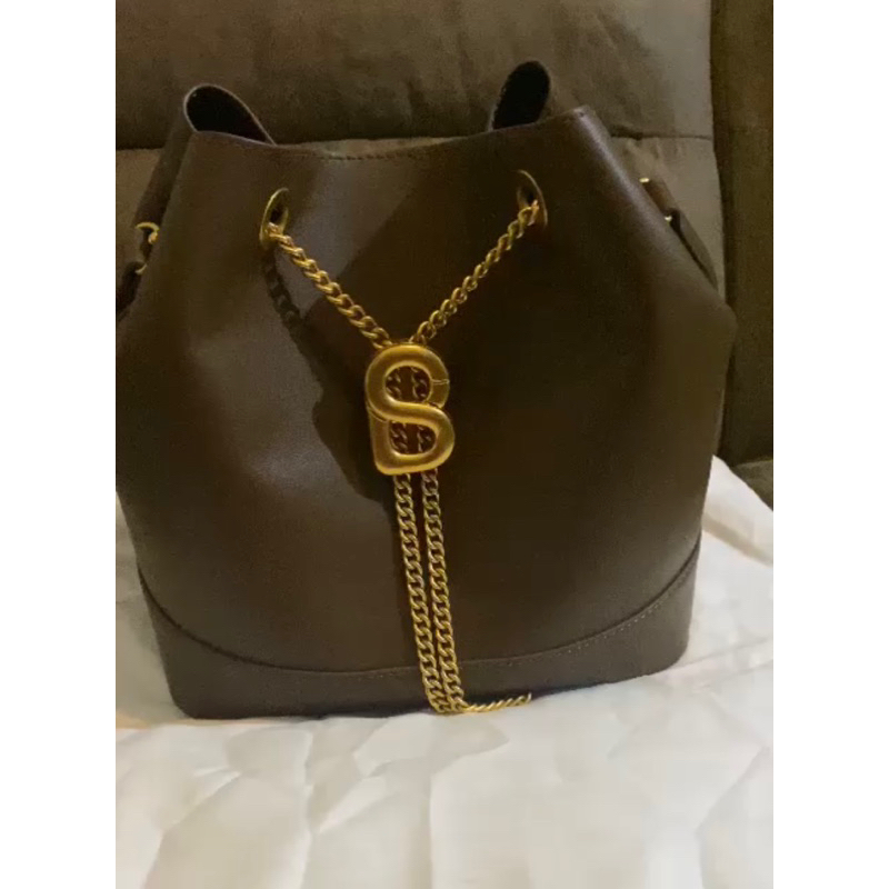 Myra Bag Buttonscarves Brown