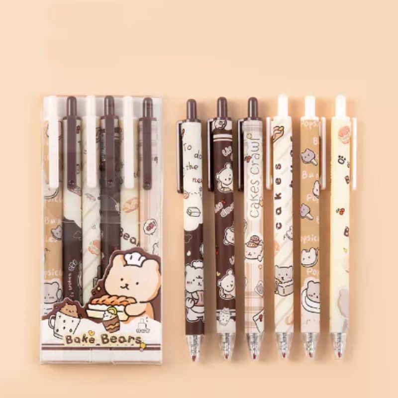 

PENA GEL ISI 6 pcs
