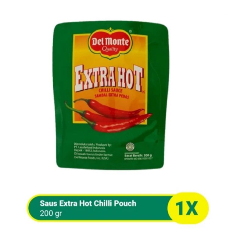 

delmonte saus extra hot 200gr