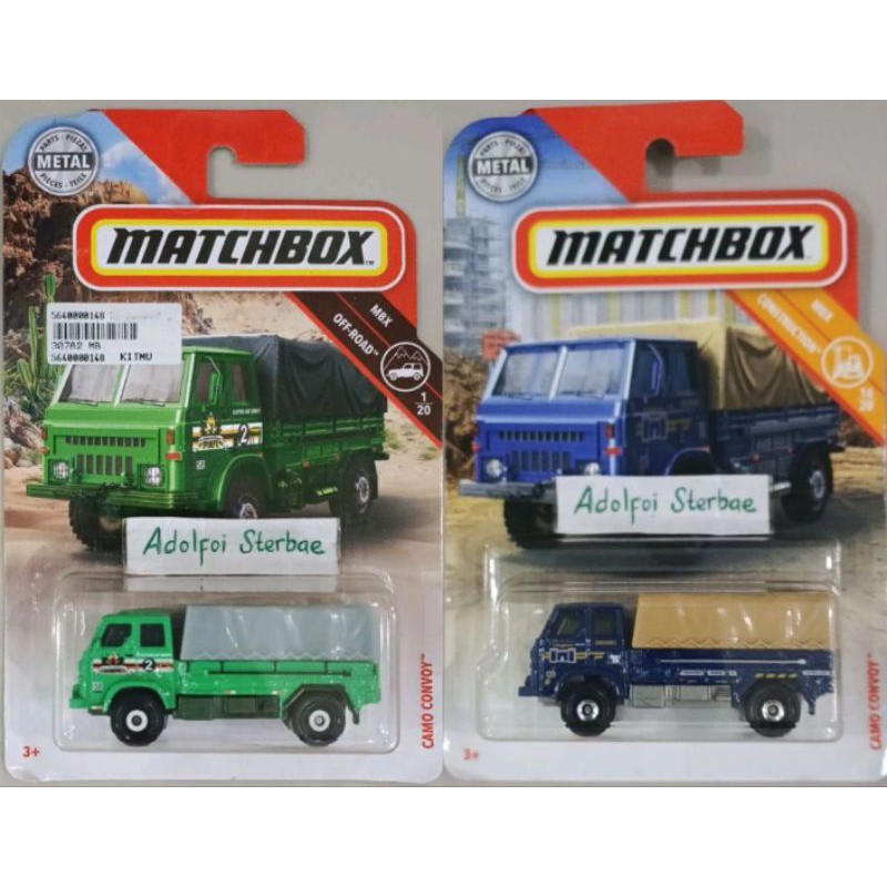 matchbox camo convoy mbx construction mbx off road 2 truck