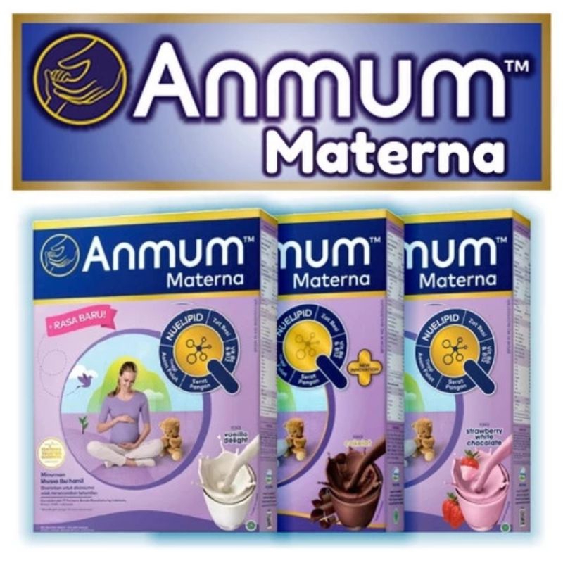Anmum materna 400 coklat vanila strawberry / anmum Lacta coklat 400 / anmum emesa coklat 200