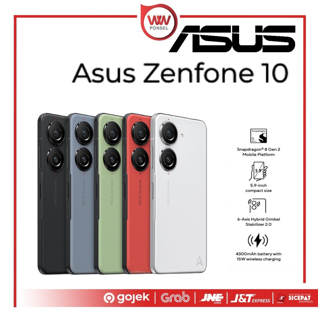 Hp Asus Zenfone 10 Ram 8GB/128GB 16GB/512GB Garansi Resmi