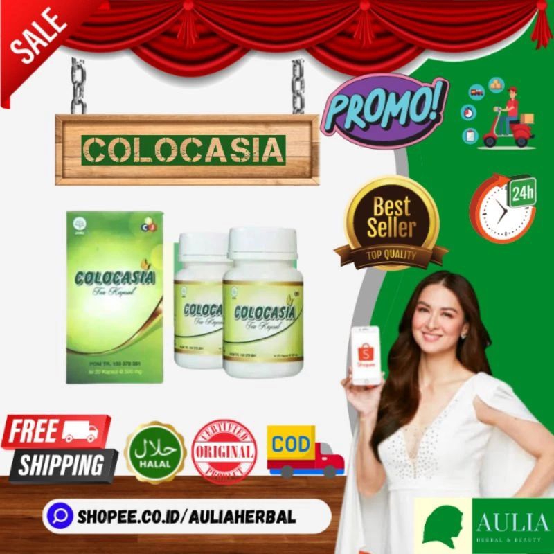 TERLARIS COLOCASIA ASLI OBAT COLOCASIA 100% ORIGINAL OBAT SENDI LUTUT / MENGATASI TULANG SENDI AMAN