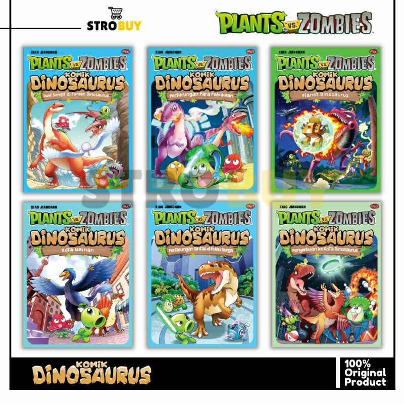 Komik Plants vs Zombies Edisi Komik Dinosaurus