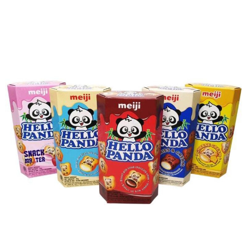 

Hello Panda Biskuit Coklat - Netto 45gr