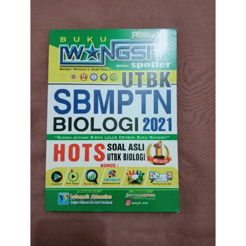 PRELOVED BUKU WANGSIT PLATINUM UTBK SAINTEK 2021