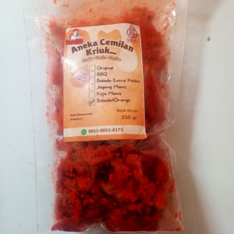 

usus crispy balado orange 150gr