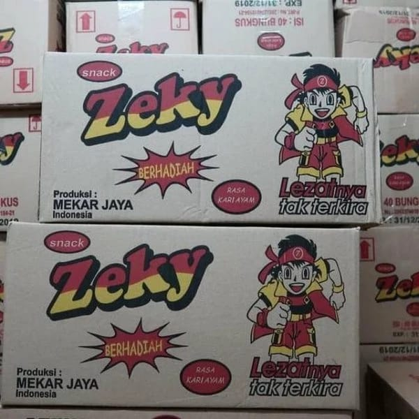 

Snack Zeky Berhadiah Uang / Jajanan Zeky Murah / Chiki Berhadiah Uang / Ciki Berhadiah / Jajanan Murah