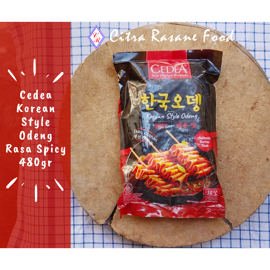 

Cedea Korean Style Odeng Rasa Spicy 480gr