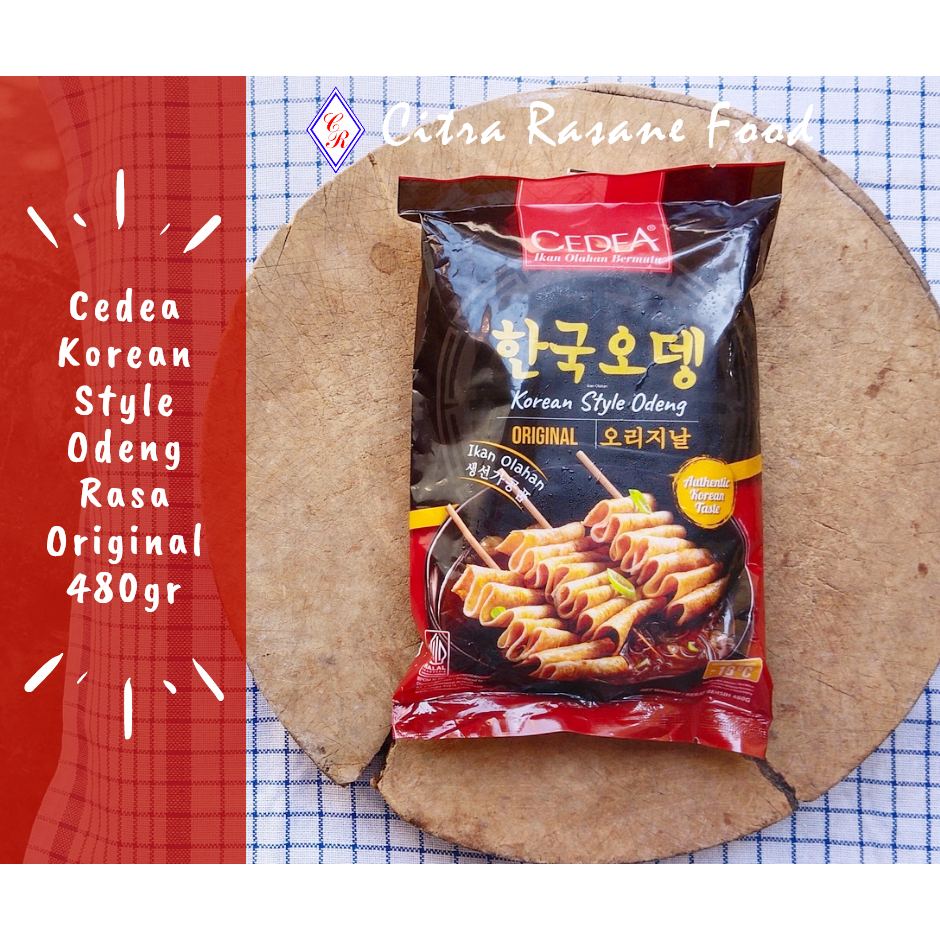 

Cedea Korean Style Odeng Rasa Original 480gr