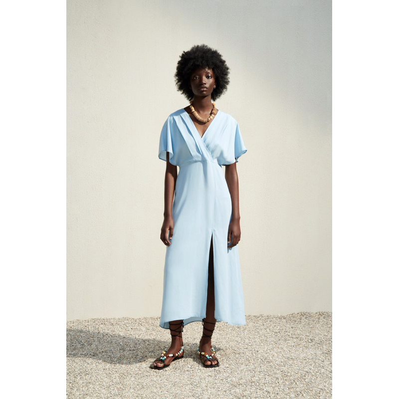 PRELOVED ZARA DRESS BABY BLUE