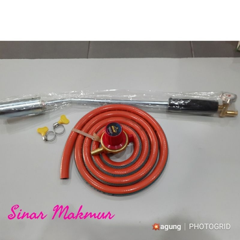 KOMPOR TEMBAK KOMPLIT REGULATOR HP SOLID