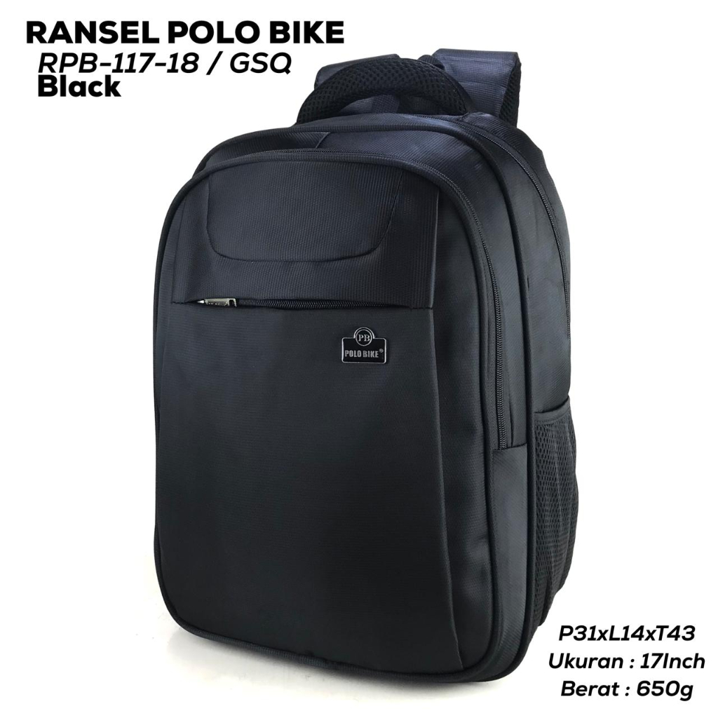 TAS RANSEL POLO BIKE TAS RANSEL IMPORT TAS MULTIFUNGSI TAS BESAR TAS PRIA WANITA RPB17-18