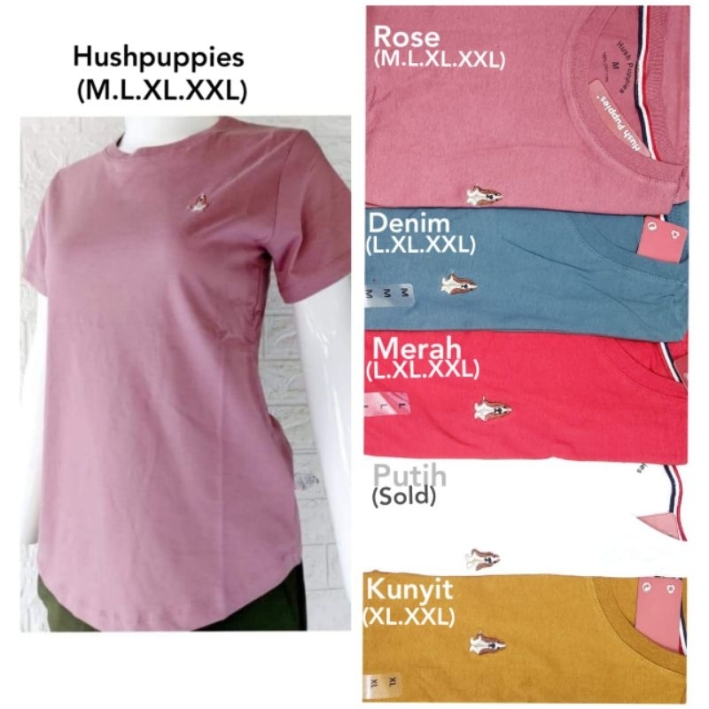 Kaos Cewek Hush Puppies