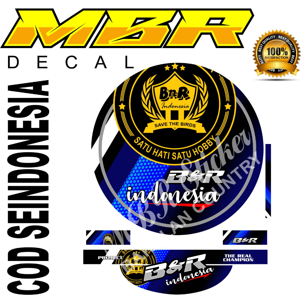 DECAL TEBOK MURAI REPLIKA BNR,,STIKER DECAL TEBOK MURAI CUSTOM