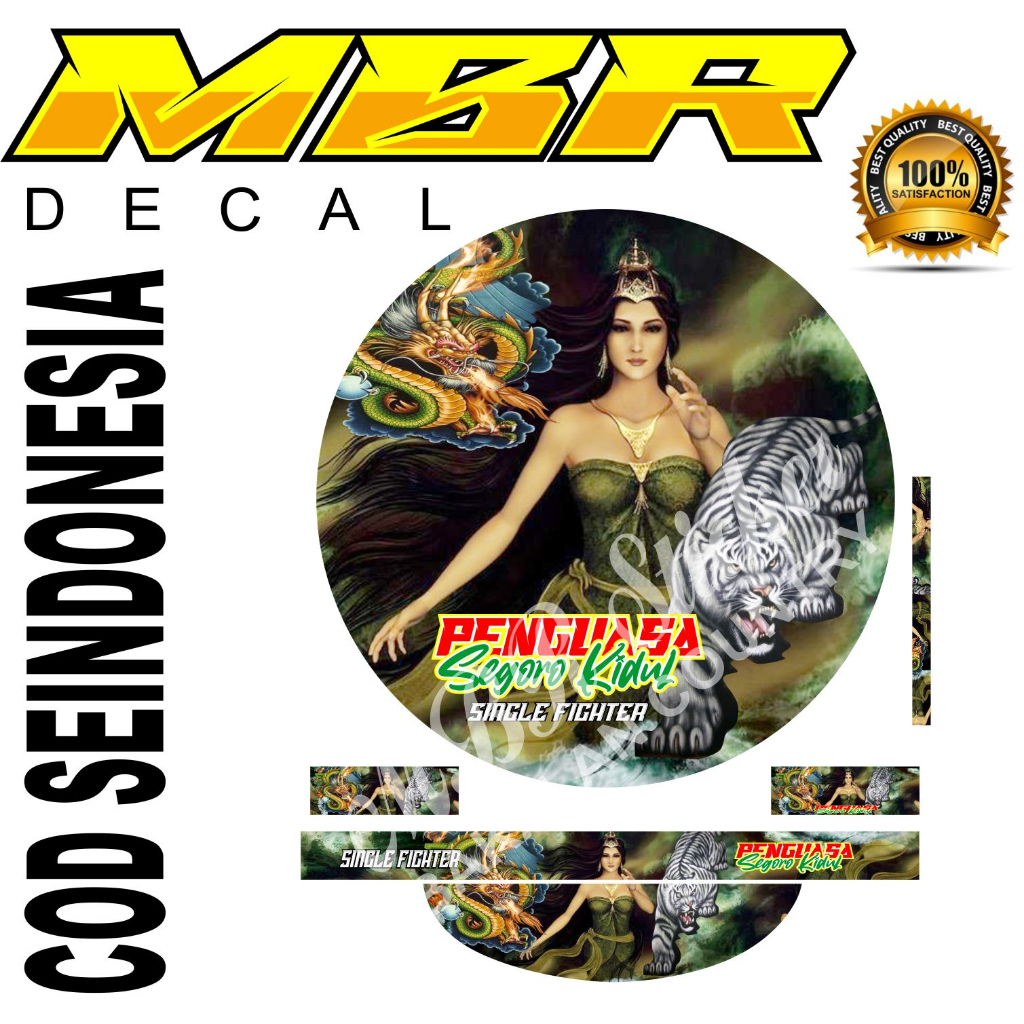 DECAL SANGKAR MURAI NYI ROROKIDUL,DECAL TEBOK MURAI KEREN,COD,CUSTOM SUKA SUKA