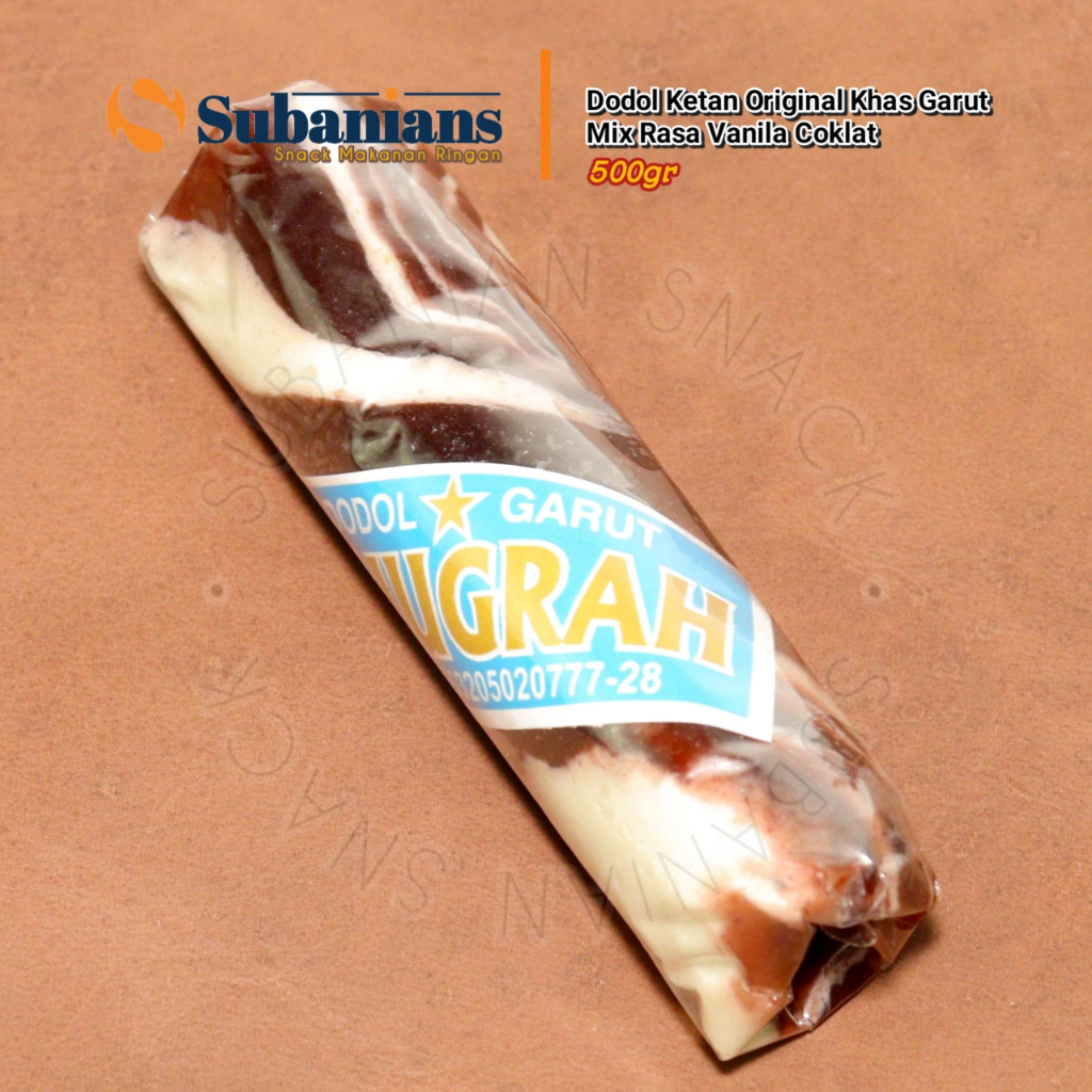 

Dodol Zebra Original Mix Vanila Coklat Khas Garut Terlaris