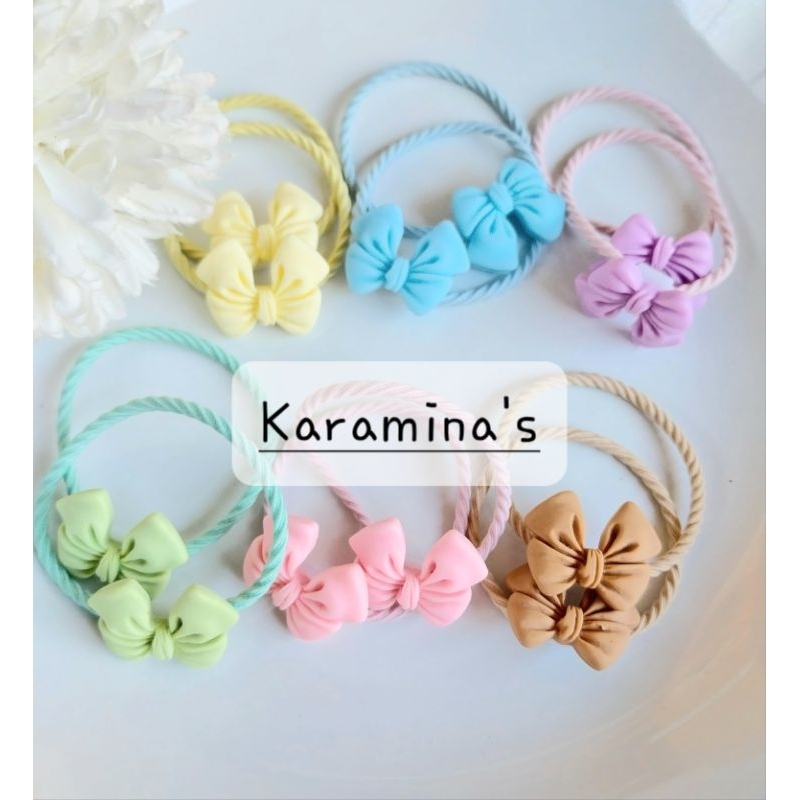 1set Ikat Rambut anak perempuan/ikat rambut Pita lucu