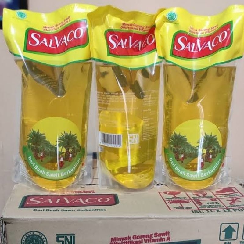 MINYAK GORENG SALVACO 1 LITER