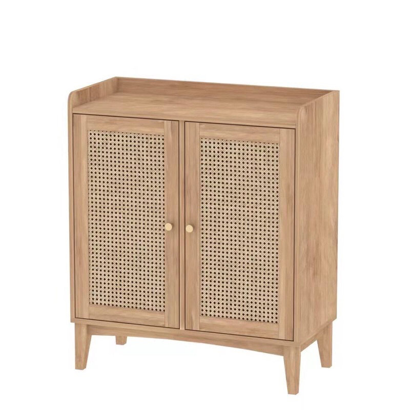 rak sepatu kayu jati kombinasi rotan rak rotan rak sepatu rotan