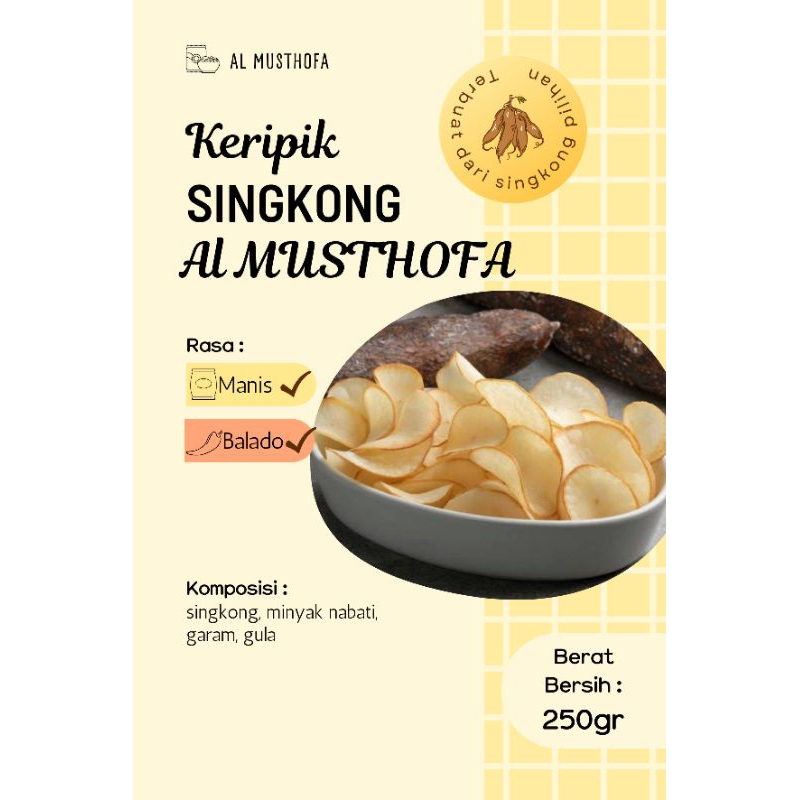 

Keripik Singkong Enak, Gurih, Renyah
