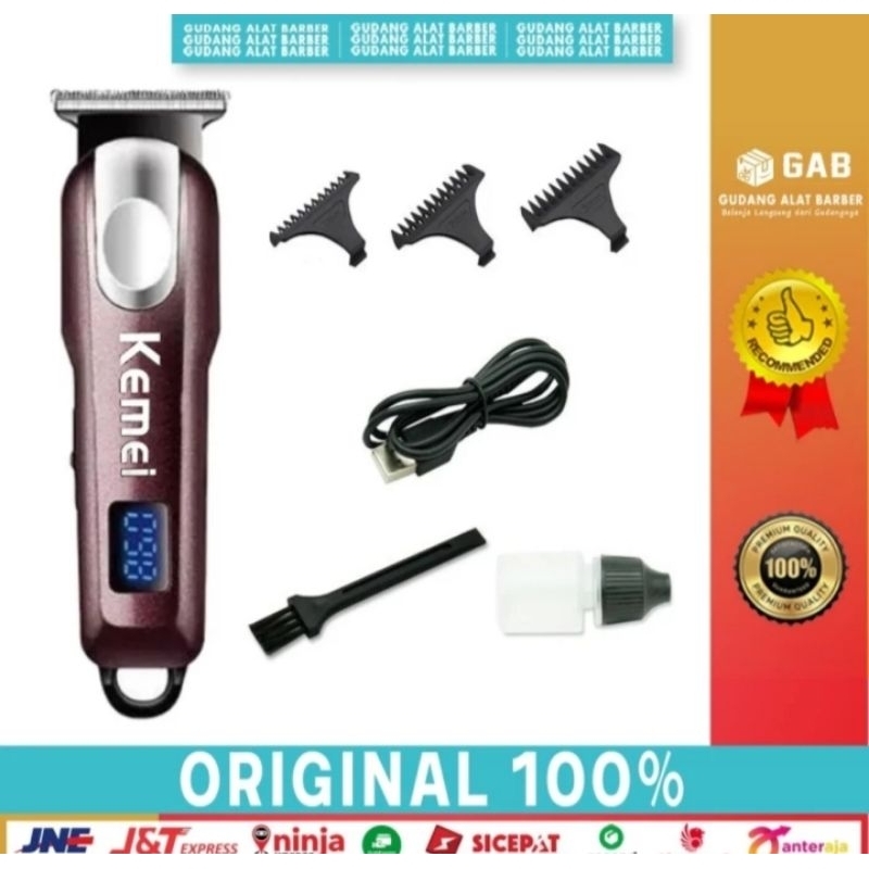 Bayar Ditempat Alat Cukur rambut Kemei KM-2622 Charger Elektrik Profisonal Hair Cliper