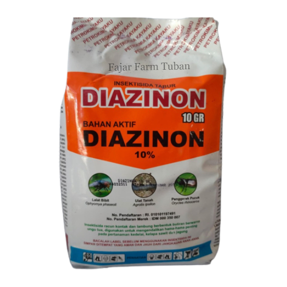 Insektisida Diazinon 1Kg Insektisida Bubuk Pembasmi Ulat Tanah