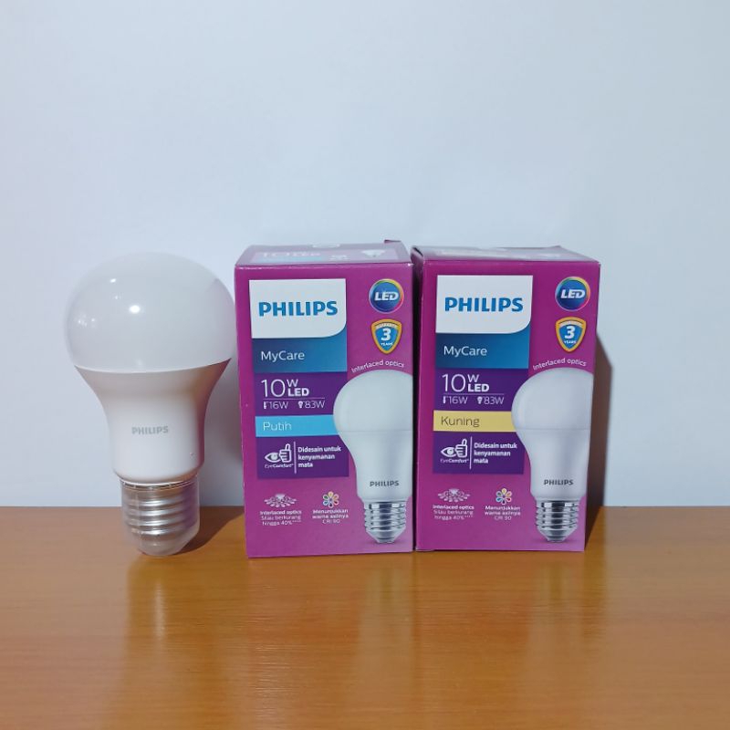 Lampu led philips my care 10Watt - PUTIH/KUNING