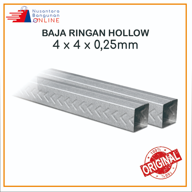 Baja Ringan Hollow 4 x 4 x 0,25mm