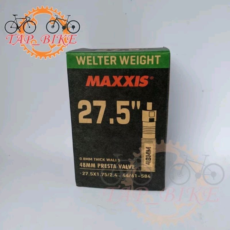 Maxxis Welter Weight 27.5 x 1.75 - 2.40 FV48 Presta Valve 48 mm - Ban  Dalam Sepeda MTB
