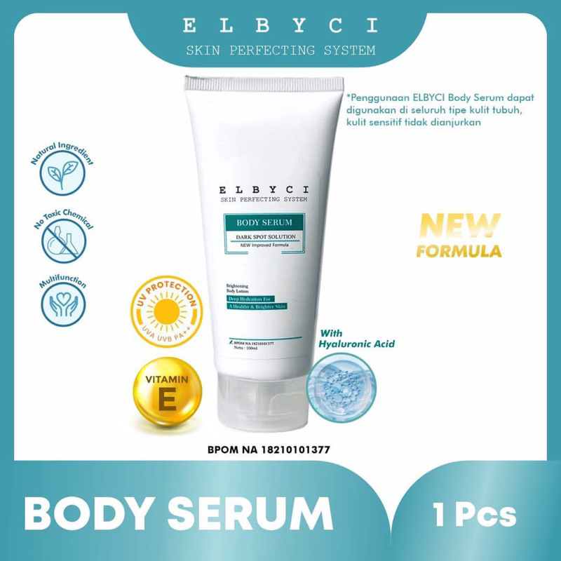 ELBYCI BODY SERUM// lotion pemutih