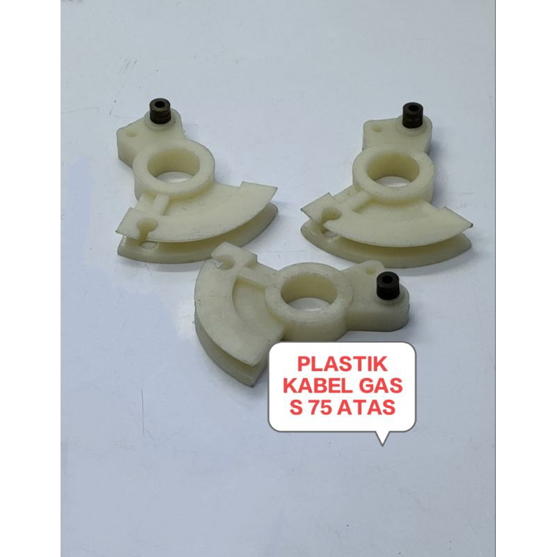 Teplon braket Tahanan  Plastik Kabel Gas Hijet 1000 S 75 atas