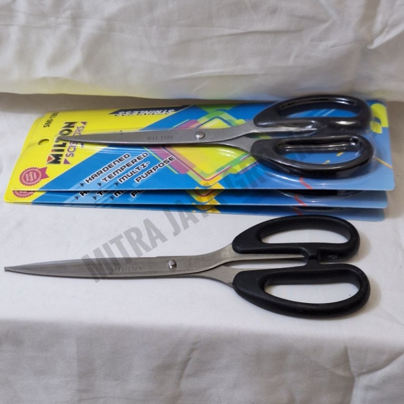 

1 Lusin Gunting Kertas MILTON SCISSORS Stainless/Gunting Rambut/Gunting Kertas