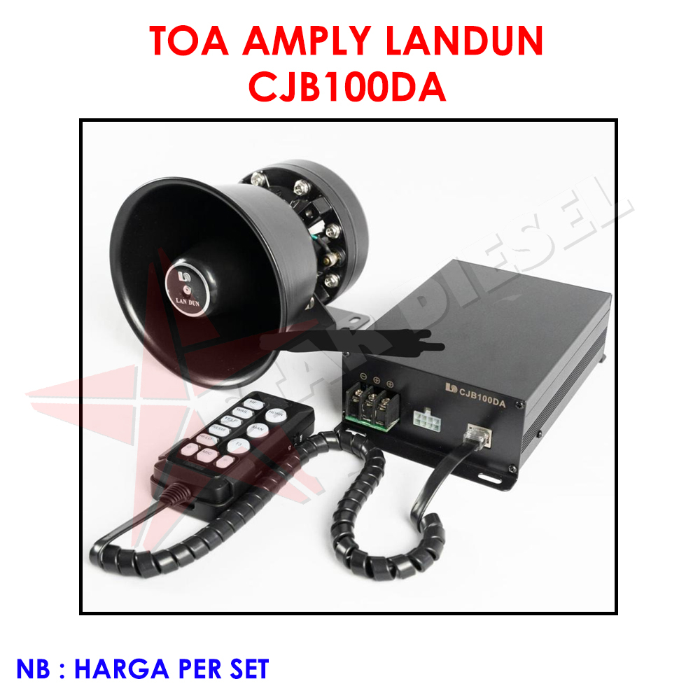 LANDUN HORN TOA AMPLY SPEAKER CJB100DA HANDLE SET