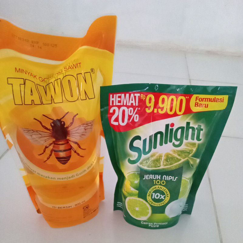 

paket minyak+sunlig